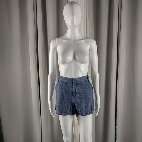 dylan Pants - Dylan True Grit Women's 100% Cotton Four Pocket Blue Shorts Size 6